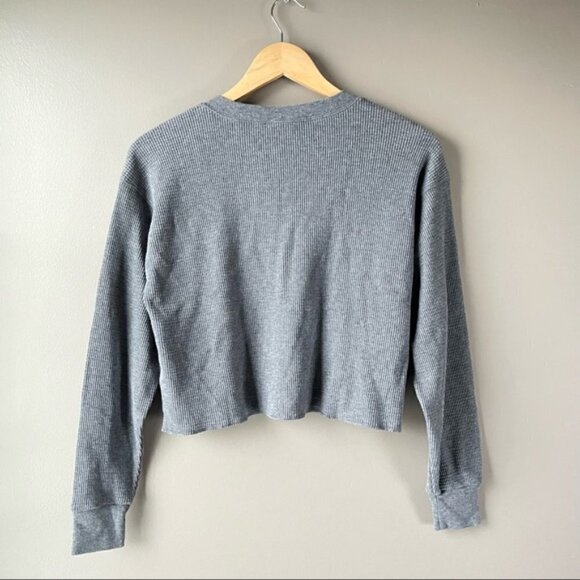 𝅺TNA | Alamo Henley Thermal Top Grey Xxs - Picture 6 of 10